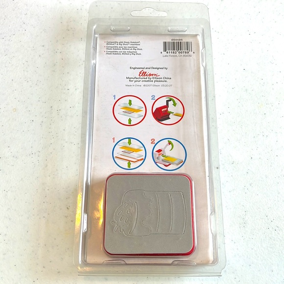 Sizzix Sizzlits 4 Dies 654485 Sweet Set - Picture 2 of 5